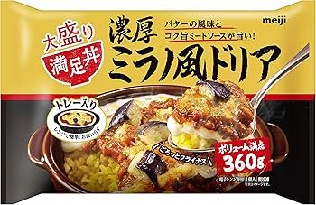 Amazon.co.jp: [冷凍] 明治 満足丼 濃厚ミラノ風ドリア 360g×5袋